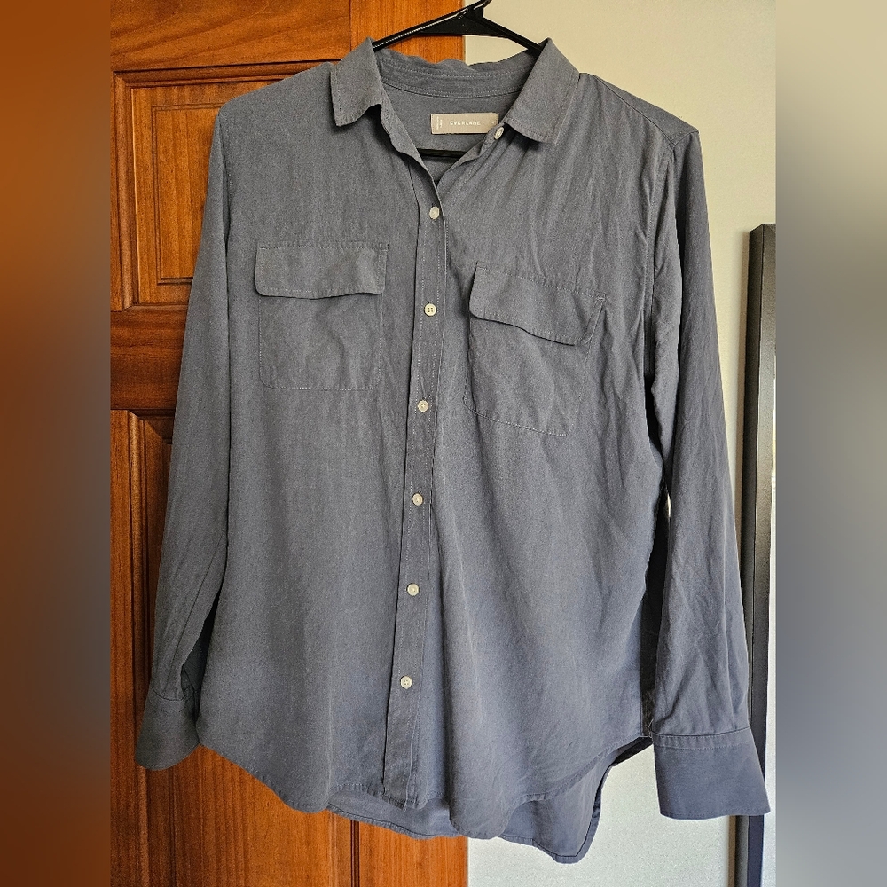 Everlane Washable Silk Button Down